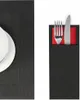 Westmark 6 Bestecktaschen Home, 24 x 9 cm, anthrazit, Anteprima dell’immagine prodotto 4