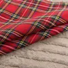 2er Set Rot Plaid Kissenbezug 45x45cm Tartan Kissenhülle Produktbild-Vorschau 6