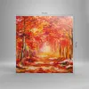 Bild auf Leinwand - Leinwandbild - Einteilig - Herbst Wald Produktbild-Vorschau 3