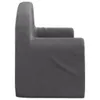 vidaXL Kinder-Schlafsofa 2-Sitzer Anthrazit Weicher Plüsch Produktbild-Vorschau 5