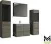 A set of bathroom furniture including a vanity, a medicine cabinet, and two tall cabinets, displayed against a white background. Anteprima dell’immagine prodotto