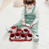 Zestaw do herbatki metalowy w kwiatki dla dzieci Podgląd zdjęcia produktu 4