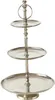 Boltze Etagere Flaire Dekoration Aluminium 26 x 26 x 48 cm Produktbild-Vorschau 1