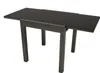 Balkon-Ausziehtisch Gartentisch Tisch Glaspatte Gestell Produktbild-Vorschau 2