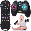 ASKSA Baby Fernbedienung Spielzeug Beissring,100% Silikon Produktbild-Vorschau 2