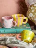 Tazza Bloomingville Nini, Rose, gres porcellanato Anteprima dell’immagine prodotto 4