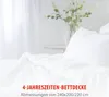 alpina Couette 240x200/220 cm Duvet 4 saisons - Duvet 2 Voir les images du produit 4