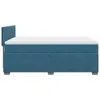 Boxspringbett mit Matratze Blau 160x200 cm Samt Produktbild-Vorschau 7