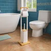 Sada na toaletu Relaxdays, VxŠxH: 76,5 x 28 x 18 cm, bambus Náhled obrázku produktu 3