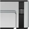 A close-up side view of a white and black printer. Náhľad obrázku produktu