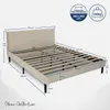 Čalúnená posteľ 140x200 a 160x200 cm s lamelovým roštom a Náhľad obrázku produktu 9