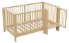 MODFU Babybett Gitterbett 70×140 Beistellbett mit Produktbild-Vorschau 6