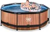 EXIT Wood Basen Stelażowy ø244, Basen Naziemny, z Pompą Podgląd zdjęcia produktu 3