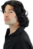 WIG ME UP Herrenperücke lang Schwarz Schlagersänger  Produktbild-Vorschau 4