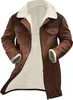ASKSA Herren Vintage Wildlederjacke Warm Gefuettert Produktbild-Vorschau 4