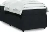 Boxspringbett mit Matratze Schwarz 80x200 cm Samt Produktbild-Vorschau 2