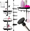Étagère de salle de bain d'angle, télescopique, réglable, Voir les images du produit 11