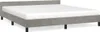 Estructura de cama sin colchón, color gris claro, 160x200 Vista previa de la imagen del producto 1