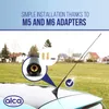 alca® Spiralna antena dachowa, wyjątkowo długa, 55 cm, Podgląd zdjęcia produktu 5