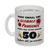 50. Geburtstag Glas Tasse mit lustigem Spruch: Pandemie Produktbild-Vorschau 2