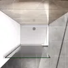 AICA Walk in Dusche 85x200cm 8mm NANO ESG für Duschwand Produktbild-Vorschau 3