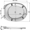 MKW WC-Sitz mit Deckel und Metallscharnier, Kadett Plus, Produktbild-Vorschau 2