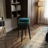 Mauro Ferretti Paris Barhocker Ø 35x74 cm petrol gold Produktbild-Vorschau 9