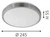 Eglo Plafonnier Competa LED 22W blanc Voir les images du produit 12