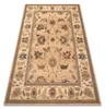 Tapis en laine POLONIA Loare Cadre crème beige 170x235 cm Voir les images du produit 1