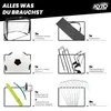 KYTO Sports 2er Fußballtor Set für Kinder inkl. Mini Produktbild-Vorschau 3