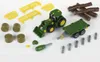 John Deere Traktor mit Holz u. Heuwagen Produktbild-Vorschau 15