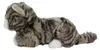 Kuscheltier Katze liegend grau getigert 25 cm Plüschkatze Produktbild-Vorschau 2