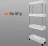 Scaffale su rotelle, 4 ripiani, bianco Anteprima dell’immagine prodotto 11