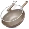 Titan Wok 34cm ohne Beschichtung – Gesundheits Antihaft Produktbild-Vorschau 8