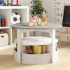 COSTWAY Set di 5 pezzi per bambini, tavolo rotondo con 4 Anteprima dell’immagine prodotto 3