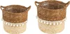 Pflanzkorb LINI 2er Set aus Seegras braun/natur - Übertopf, Produktbild-Vorschau 1