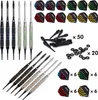 Dartpfeile Set 18g Kunststoffspitze 9 Stk. 50 Dartspitzen Produktbild-Vorschau 2