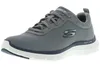 A single gray Skechers Flex Advantage 4.0 sneaker is shown from a side-diagonal angle against a white background. Produktbild-Vorschau