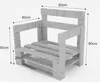 Lermowood Palettenmöbel Mpe Sessel 60 x 60 cm Natur | Produktbild-Vorschau 3