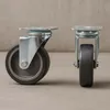 Wiltec Lenkrolle 75mm bis 75kg mit Kunststoffrad und Produktbild-Vorschau 5