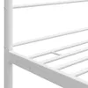 vidaXL Himmelbett Weiß Metall 160x200 cm Produktbild-Vorschau 3