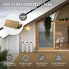 ECD Germany WPC Terrassenfliesen, 60x30 cm, 24er Spar Set Produktbild-Vorschau 2