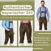 Trachtenlederhose Herren Kniebund Lederhose mit Produktbild-Vorschau 5