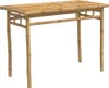 vidaXL Zahradní jídelní stůl 110x55x75 cm bambusový Náhled obrázku produktu 1