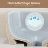 HOROW Aufsatzwaschbecken Keramik Handwaschtisch Trapezform Produktbild-Vorschau 7