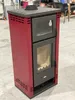 Kaminofen mit Backfach PRITY K2 GT F Burgundy – 8,1kW, A+ Produktbild-Vorschau 8