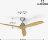 Klarstein Smart stropný ventilátor, priemer 132 cm, Náhľad obrázku produktu 8