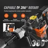 Młot wyburzeniowy do betonu 1600 W Młot elektryczny 2 dłuta Podgląd zdjęcia produktu 6