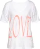 VIVANCE V-Shirt weiß-neonorange Größe 36/38 Produktbild-Vorschau 1