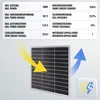 Fotovoltaický solární panel, 100 W, monokrystalický, 77 cm Náhled obrázku produktu 11